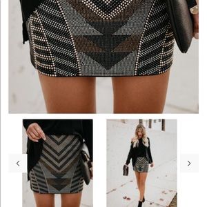 Studded skirt NWT